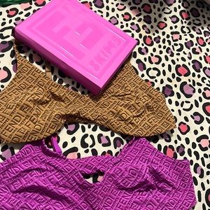 Fendi Skins exclusive collection bralettes brand new